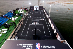 NBA Africa and Hennessy launch first floating basketball court in Africa