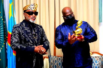 AFRIMA awards:  DRC President fetes Koffi Olomide, presents him with diplomatic passport