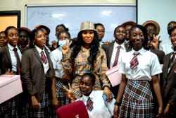 Ijekimora celebrates Valentines day young girls