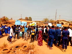 Students protest against violence at Osun NSCDC command