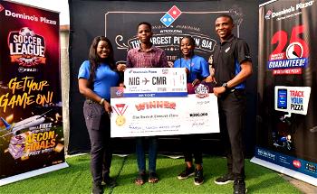 Domino’s Pizza rewards customer with All-Expense Paid Trip to watch AFCON FINAL