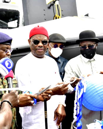 PHOTOS: Wike commissions gunboats built by Abitto Global in Rivers