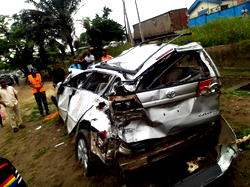 25 soldiers wounded as army truck crashes, flattens sienna bus in Calabar