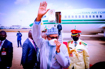 Buhari attends wedding in Gombe