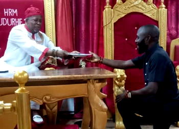 Work more to uplift Urhobo youths, Idjerhe monarch tells Akpodoro
