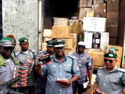 Customs impounds exotic cars, tramadol, imported rice, others worth over N529m