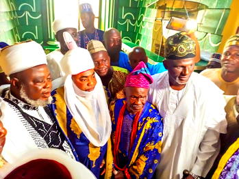 Sheikh Imam Aliru turbaned grand Chief Imam of Epe
