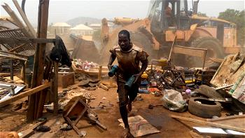 Abuja task team pulls down Nyanya scavengers colony