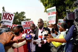 CSOs organise protest in Abuja, call for sack of HoS