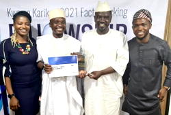 PRNigeria reporter bags Best Fact-Checking Fellow Award in West Africa