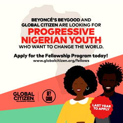 Global Citizen Fellowship Program: Applications Now Open for Young Changemakers from Nigeria, Kenya and South Africa