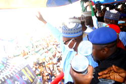 Masari’s cabinet members, allies declare interest to succeed him at LG election campaign flag-off