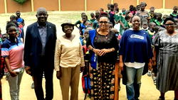 Rotary Club of Victoria Island gifts Community School pupils school items