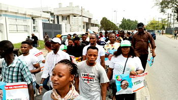 2023: Youths rally for ‘Umahi’s Presidency’ in Cross River (Photos)