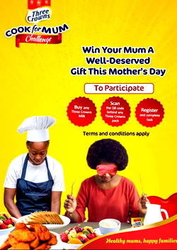 Three Crowns Milk celebrates Mother’s&nbsp;<br>Day with ‘Cook for Mum’ campaign