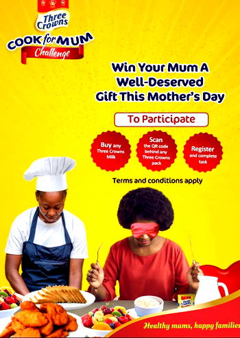 Three Crowns Milk celebrates Mother’s&nbsp;<br>Day with ‘Cook for Mum’ campaign