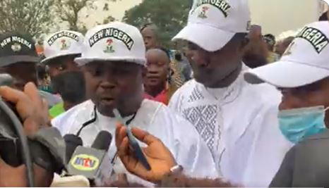 Olufemi Ajadi storms Ibadan for Olubadan’s coronation in style