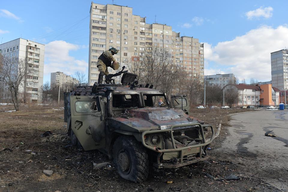 乌克兰称70名士兵在俄罗斯车队前往基辅时丧生