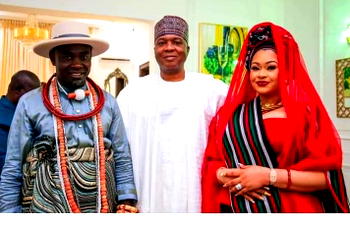 Royal Wedding: PDP, APC Chieftains storm Kogi as Natasha Akpoti ties knot with Uduaghan