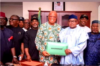 A/Ibom guber: Abuja agog as Umo Eno picks governorship forms
