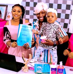 PoshGlow Skincare signs One year old Olorunfemi Avia as brand ambassador 