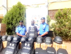 LSSTF donates 600 ballistic equipment toPolice