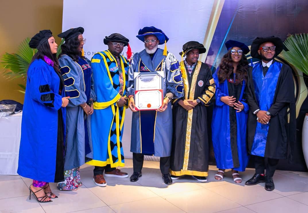 Foremost Coach, Lanre Olusola conferred with honorary doctorate