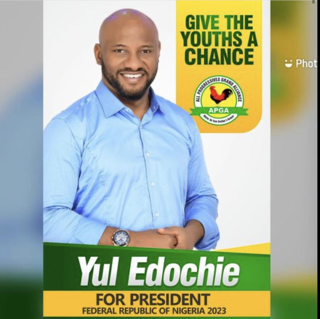 Buy me presidential form, let’s win this election — Yul Edochie