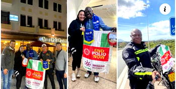 Thank God for science, Nigerians react as man travelling from London to Lagos on bike spends 3rd day in Morocco