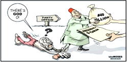 Cartoon: N50m presidency form and the masses