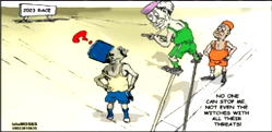 Cartoon: Presidential race of life