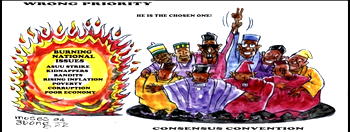 Cartoon: ‘Bushmeat go catch the hunter’