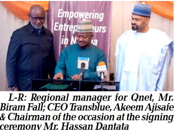 QNET to boost Nigerian entrepreneurs with Transblue support