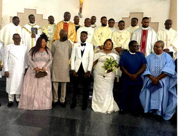 EFCC Secretary, Dr George Ekpungu, gives out daughter’s hand in marriage