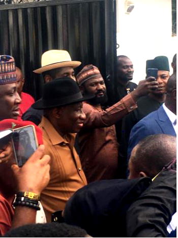 2023 Presidency: Political process ongoing, watch out, Jonathan tells protesters