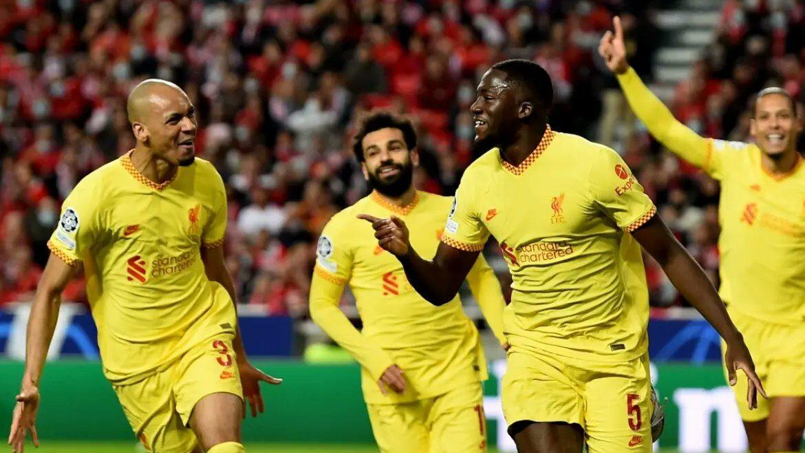 Champions League: Liverpool beat Benfica as Manchester City edge Atletico Madrid