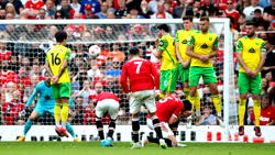 Ronaldo’s hat-trick rescues Manchester United against Norwich