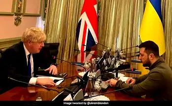 Russia Invasion: UK PM Boris Johnson visits Kyiv, meets Zelensky