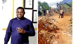 Asaba Hotel CEO, Kome commences construction of access road