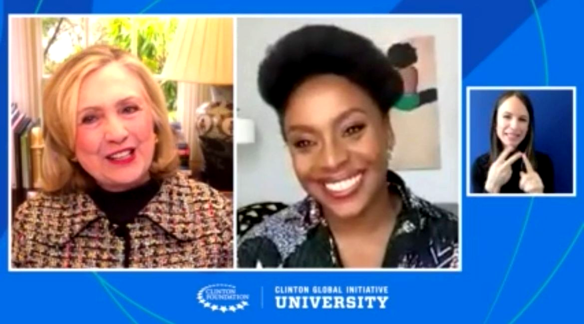 Chimamanda Adichie joins Hillary Clinton in conversation at the finale ...