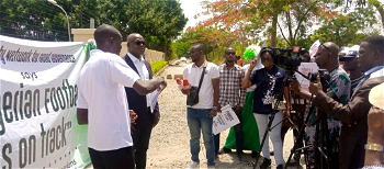 CSOs hold rally in support of Nigeria Football Federation 