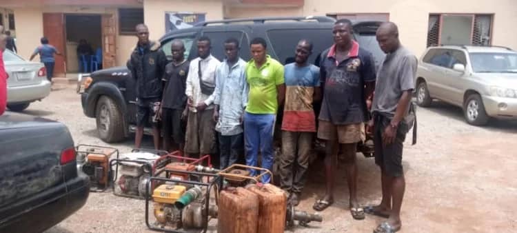 8 Persons Arrested For Alleged Vandalisation Of Pipelines, Bunkering ...