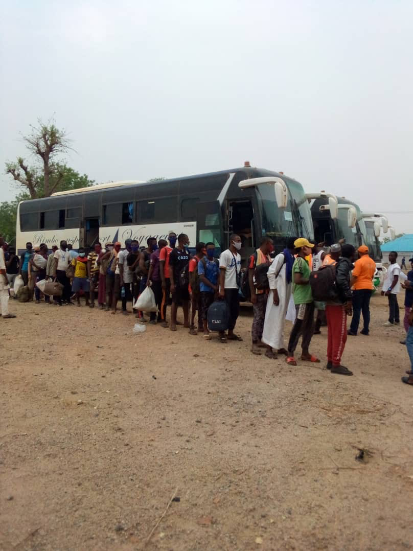 0E7CAE94 585F 4EB0 8A0E DB31BED0FC02 NEMA receives 129 Nigerians stranded in Niger Republic