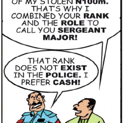 Cartoon: Sarge prefers cash to ‘promotion’