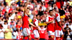 Arsenal 5-1 victory over Everton not enough to secure fourth spot
