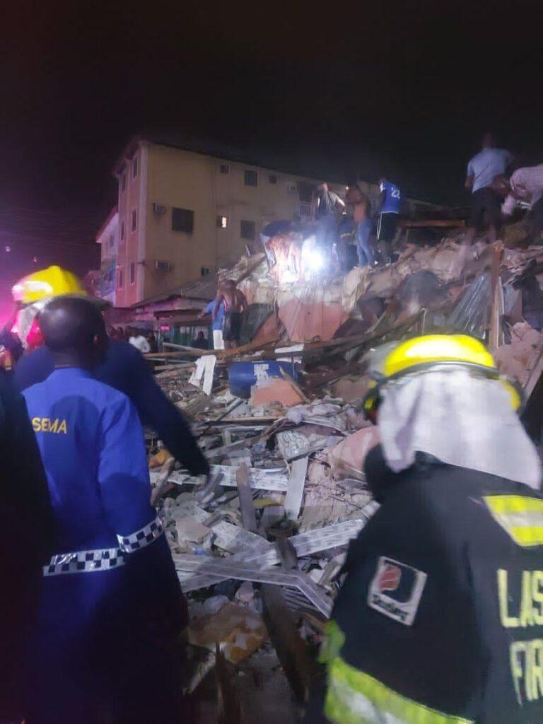 Updated: 2 dead, 23 rescued as building collapses in Lagos 