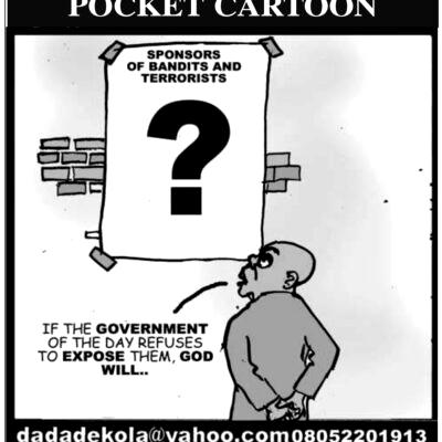 Cartoon: Who’ll expose sponsors of bandits and unknown gunmen