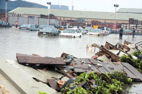 Flood De-flooding project: Lagos diverts traffic at Ogba for drainage construction