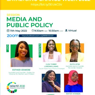 Esther Ijewere hosts Catalyst 2030 session on media, public policy