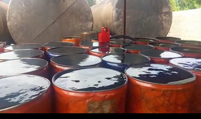 oil storage site